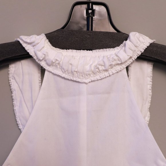 Vera Wang Lavender Label White Bubble Bottom Empire Dress - Picture 8 of 13